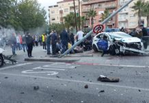 Tres policías heridos al colisionar contra otro vehículo en el Prat