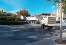 Continúan los trabajos de asfaltado en la ciudad