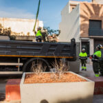 El Ayuntamiento renueva las jardineras de la ciudad
