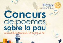 El Rotary Club del Prat impulsa un concurso de poesía para promover la paz y la convivencia